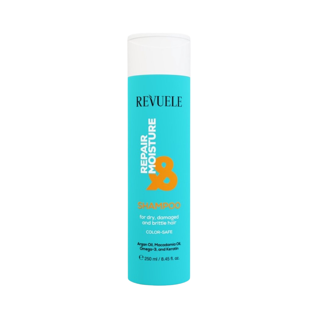 Revuele Hair shampoo Repair Moisture Restoration and moisturizing - 250ml | ريفويل شامبو مرمم و مرطب للشعر - 250 مل