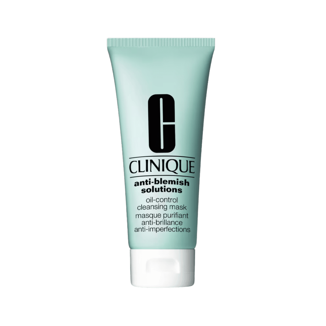 Clinique Acne Solutions Oil-control Cleansing Mask - 100ml | كلينيك ماسك طيني لتنظيف الوجه وتنقية المسام مناسب للبشرة المعرضة للحبوب - 100مل
