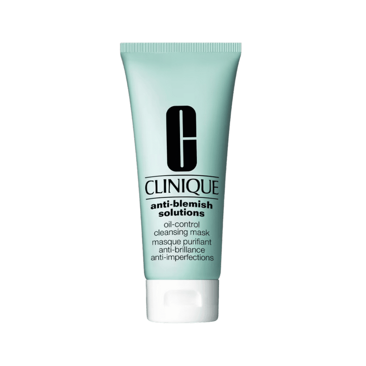 Clinique Acne Solutions Oil-control Cleansing Mask - 100ml | كلينيك ماسك طيني لتنظيف الوجه وتنقية المسام مناسب للبشرة المعرضة للحبوب - 100مل