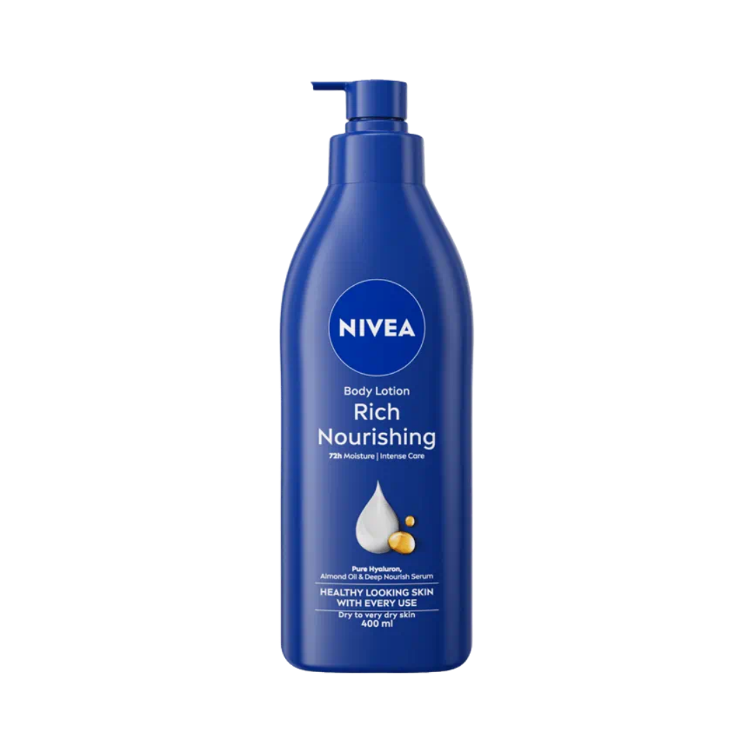 Nivea Rich Nourishing Body Lotion for Dry Skin - 400ml | نيفيا لوشن مرطب للجسم للبشرة الجافة جدا - 400 مل