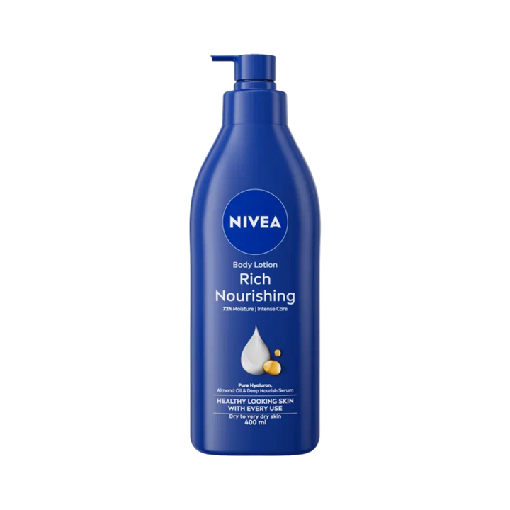 Nivea Rich Nourishing Body Lotion for Dry Skin - 400ml | نيفيا لوشن مرطب للجسم للبشرة الجافة جدا - 400 مل
