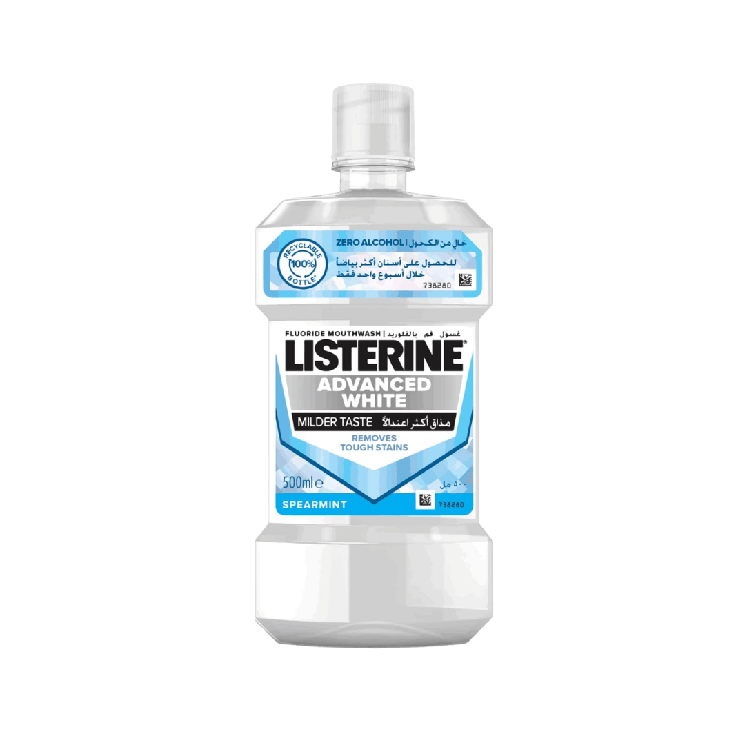 Listerine Advanced White - 250ml | ليسترين غسول فم بنكهة النعناع - 250مل