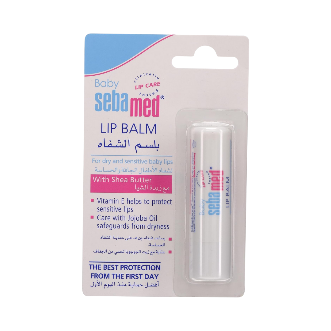 Sebamed Baby Lip Balm With Shea Butter – 4.8g | سيباميد مرطب شفاه للأطفال بزبدة الشيا – 4.8 جرام