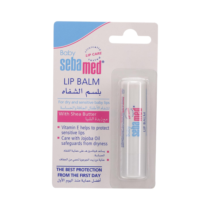 Sebamed Baby Lip Balm With Shea Butter – 4.8g | سيباميد مرطب شفاه للأطفال بزبدة الشيا – 4.8 جرام