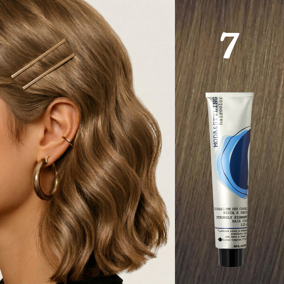Elgon Moda&styling Haircolor Strongly Pigmented Hair Color - 125ml | ايلكون صبغة شعر مودا ستايلنج - 125مل