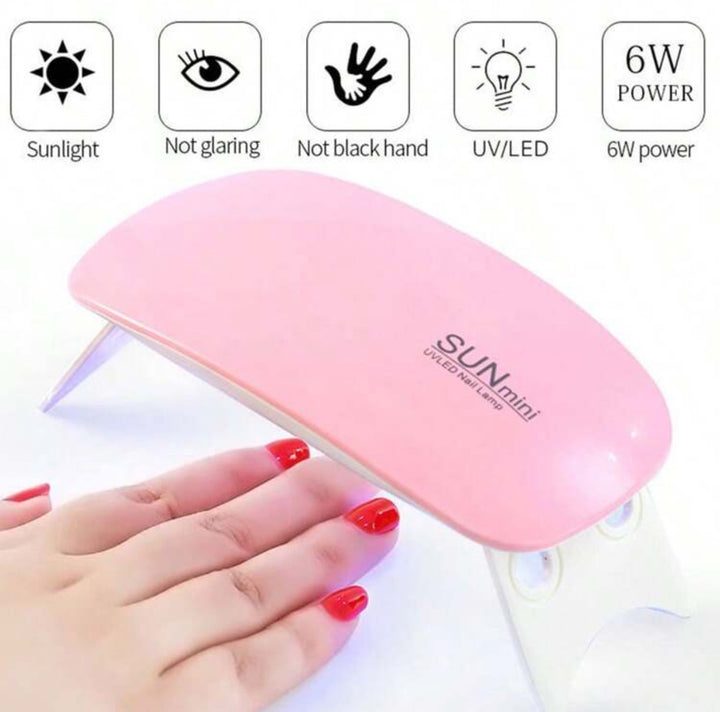 Nail Tools & UV - 8PCS | أدوات الأظافر و مصباح UV - 8 قطع