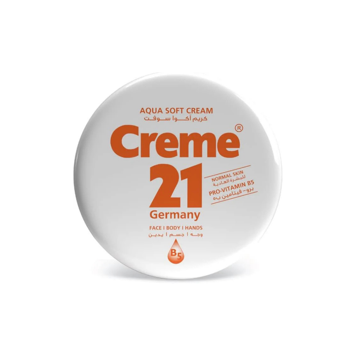 Creme21 Germany  Aqua Soft Cream - 150ml | كريم 21 مرطب اكوا سوفت - 150 مل