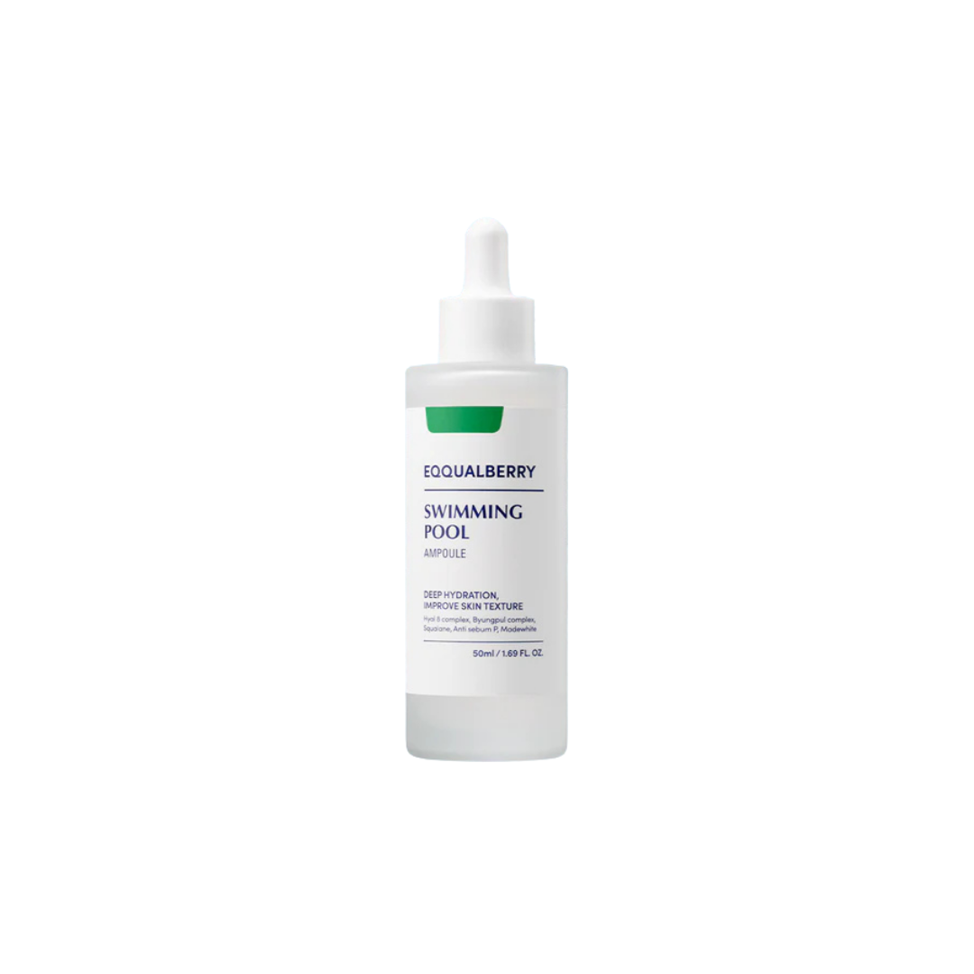 EQQUALBERRY Swimming pool Ampoule - 50ml | ايكوال بيري سيروم مرطب للبشرة - 50 مل