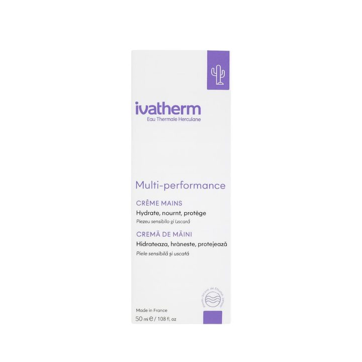 ivatherm Multi-performance Hand Cream - 50ml|  ايفاثيرم كريم مرطب لليدين - 50 مل