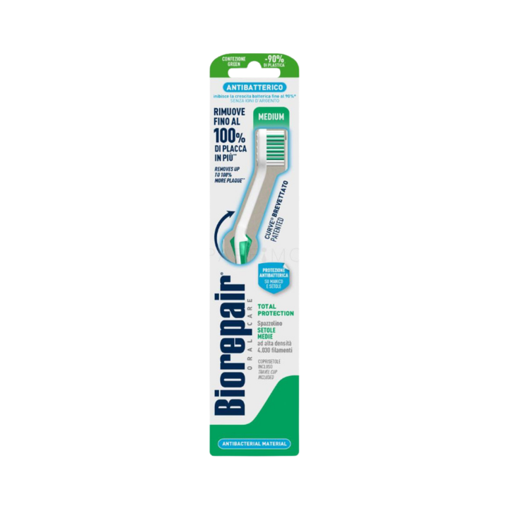 Biorepair Antibacterial Toothbrush Medium | بايوريبير فرشاة أسنان بحجم وسط