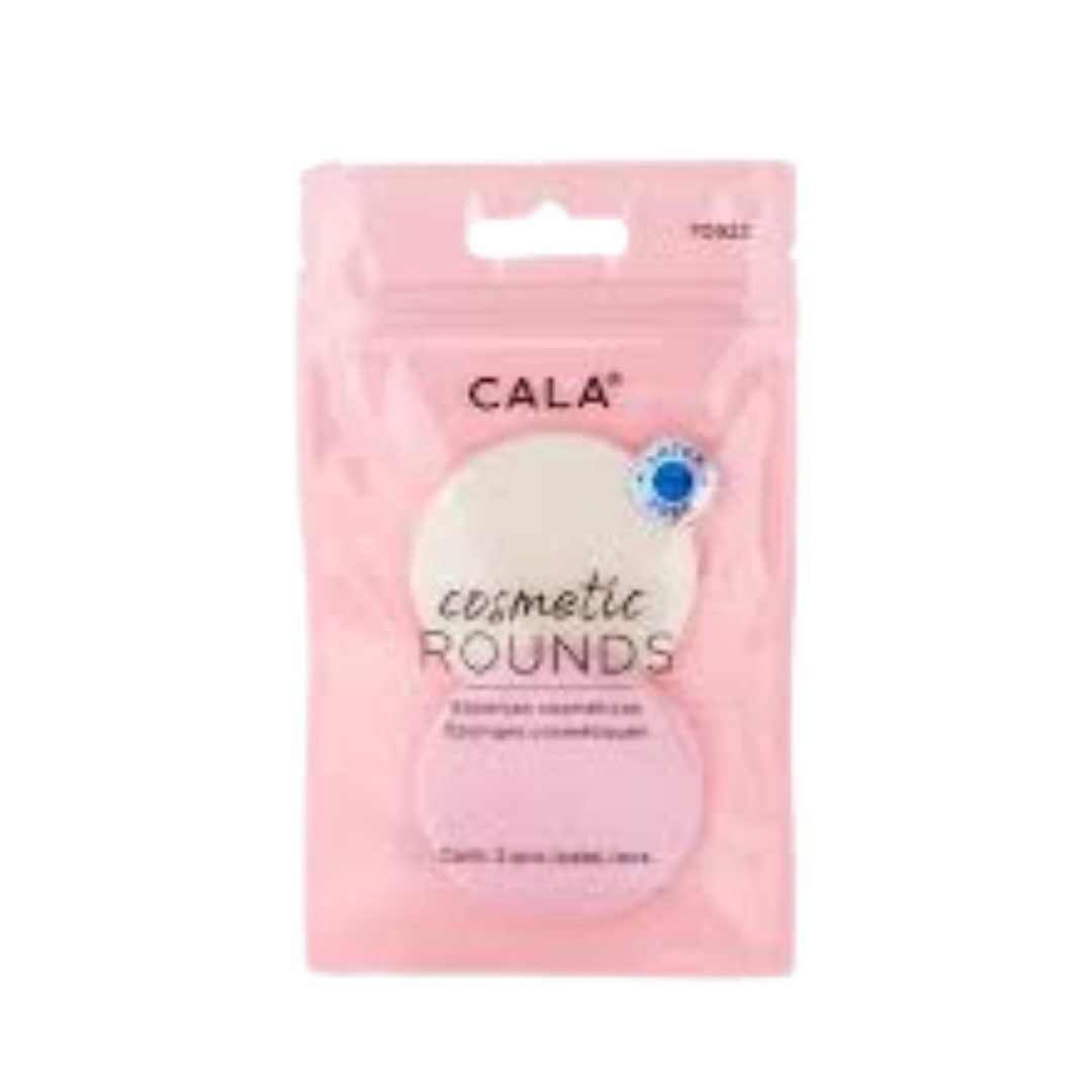 CALA Cosmetic Sponges Round - 2pcs | كالا اسفنجات مكياج - 2 قطعة