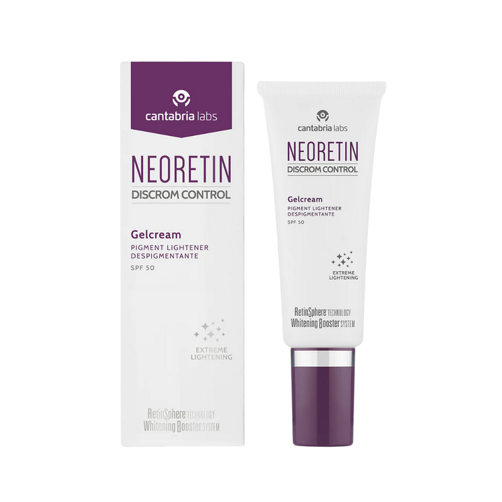Cantabria Labs Neoretin Discrom Control Gel Cream Spf 50+ 40 ml| كانتابريا لابز جل واقي شمسي بعامل حماية 50-40مل