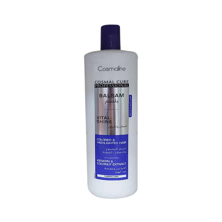 Cosmaline Cosmal Cure Professional Vital-Shine Balsam - 1000ml | كوزمالين بلسم كوزمال كيور الاحترافي للتألق الحيوي - 1000 مل