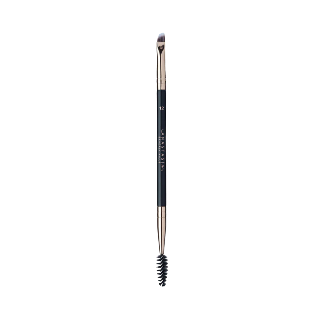 ANASTASIA BEVERLY HILLS Brush 12 - Dual-ended Firm Angled Brush | انستازيا بيفرلي هيلز فرشاة ثنائية الاطراف للحواجب