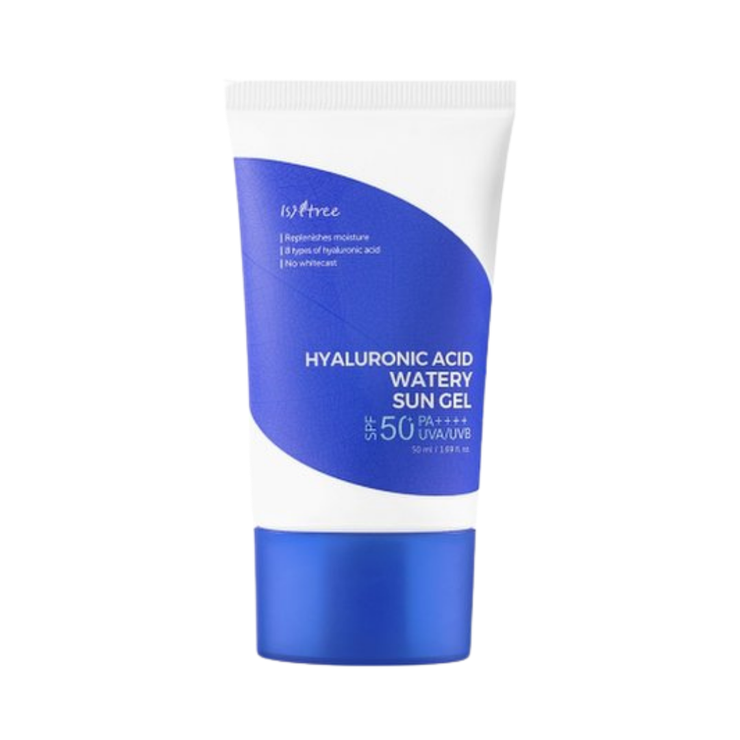 ISNTREE hyaluronic acid water sunscreen gel spf50 - 50ml | إيسنتري واقي شمسي مائي بالهيالورونيك اسيد spf50 - 50 مل