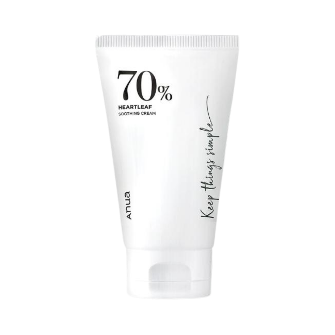 Anua Heartleaf 70% Soothing Cream - 100ml | أنوا كريم نبات القلب 70% المهدئ للبشرة - 100 مل