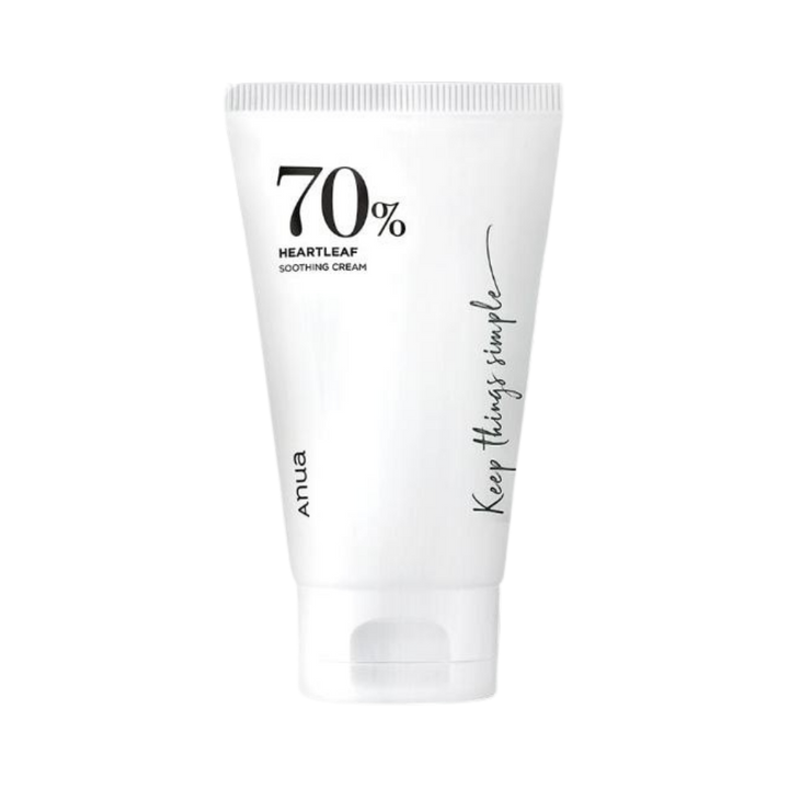 Anua Heartleaf 70% Soothing Cream - 100ml | أنوا كريم نبات القلب 70% المهدئ للبشرة - 100 مل