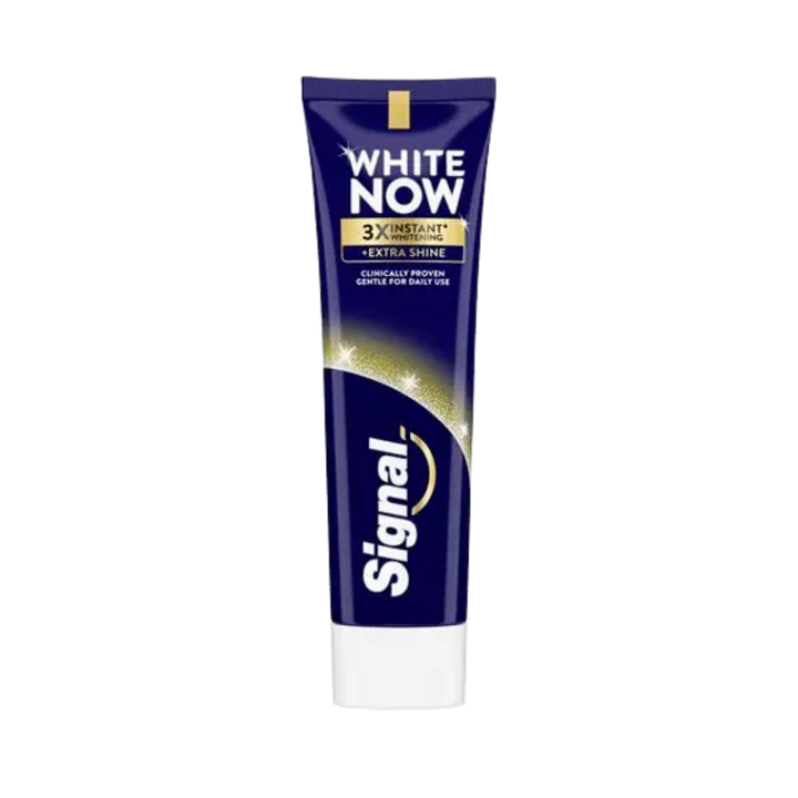 Signal White Now 3X Instant Whitening +Extra Shine - 75ml | سيجنال وايت ناو 3X – تبييض فوري إضافي ولمعان مكثف – 75 مل