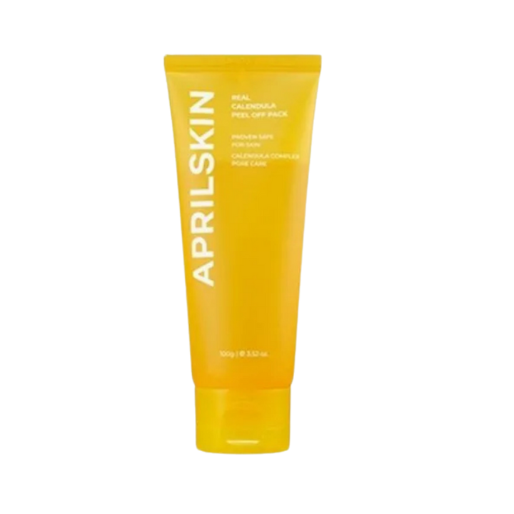 APRILSKIN Real Calendula Peel Off Pack - 100g | أبريل سكين قناع التقشير للوجه بخلاصة زهرة الكاليندولا - 100 غ