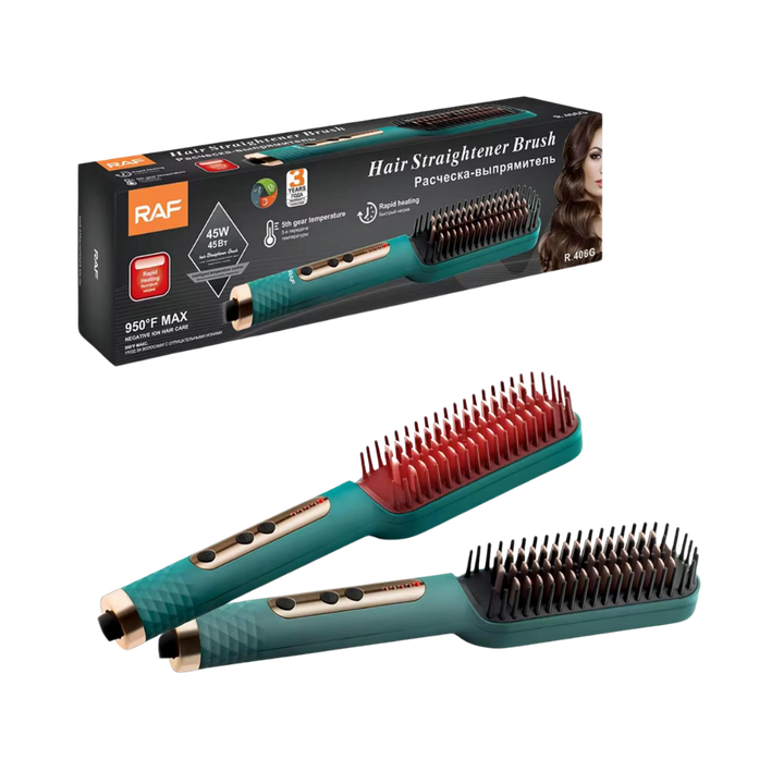 RAF Hair Straightener Brush | مشط تصفيف وفرد الشعر  RAF