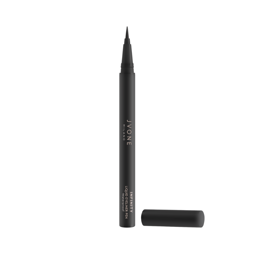 JVONE MILANO Infinity Eyeliner Pen Waterproof  - 0.4ml | جيفون ميلانو ايلانر ضد الماء - 0.4 مل