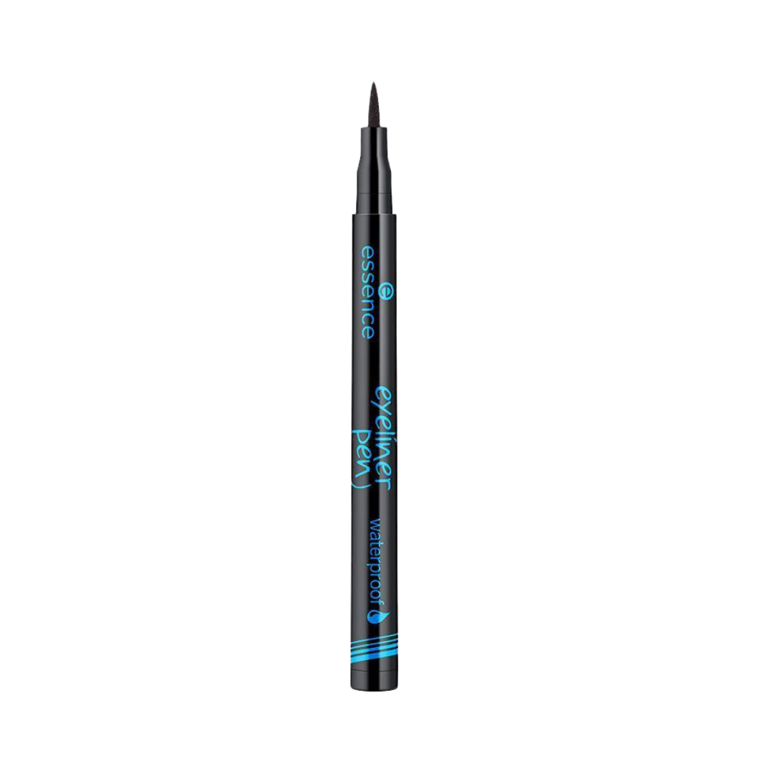 Essence Eyeliner Pen Waterproof No. 01 | ايسنس  اي لاينر قلم تحديد عيون ضد الماء شديد السواد رقم. 01