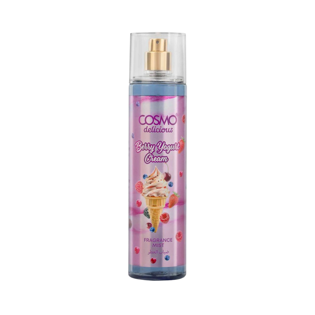 Cosmo Berry Yogurt Cream Fragrance Mist - 250ml | رذاذ عطر كوزمو برائحة التوت والزبادي الكريمي – 250 مل