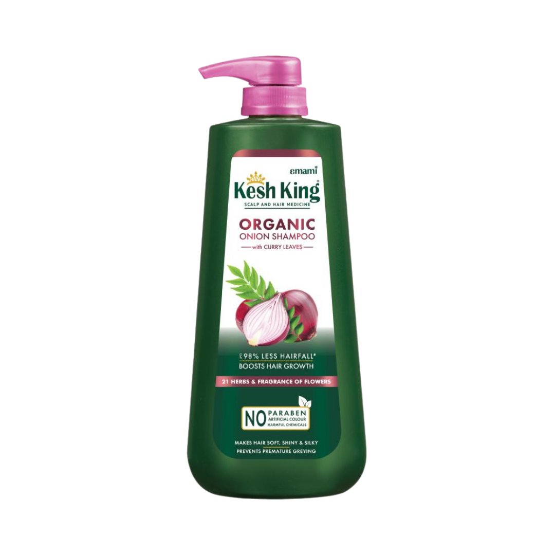 Kesh King Ayurvedic Onion Shampoo - 600ml  | كيش كينغ شامبو الأيورفيدا بالبصل - 600 مل