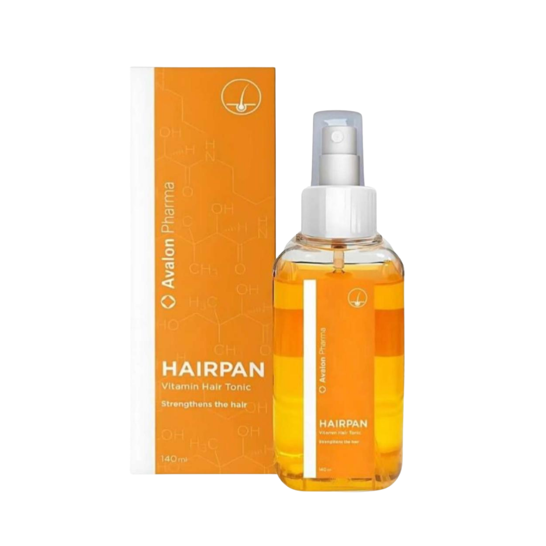 Avalon Pharma Hairpan Vitamin Hair Tonic Spray - 140ml|أفالون فارما هيربان  بخاخ تونك فيتامينات لتقوية الشعر  140 مل"