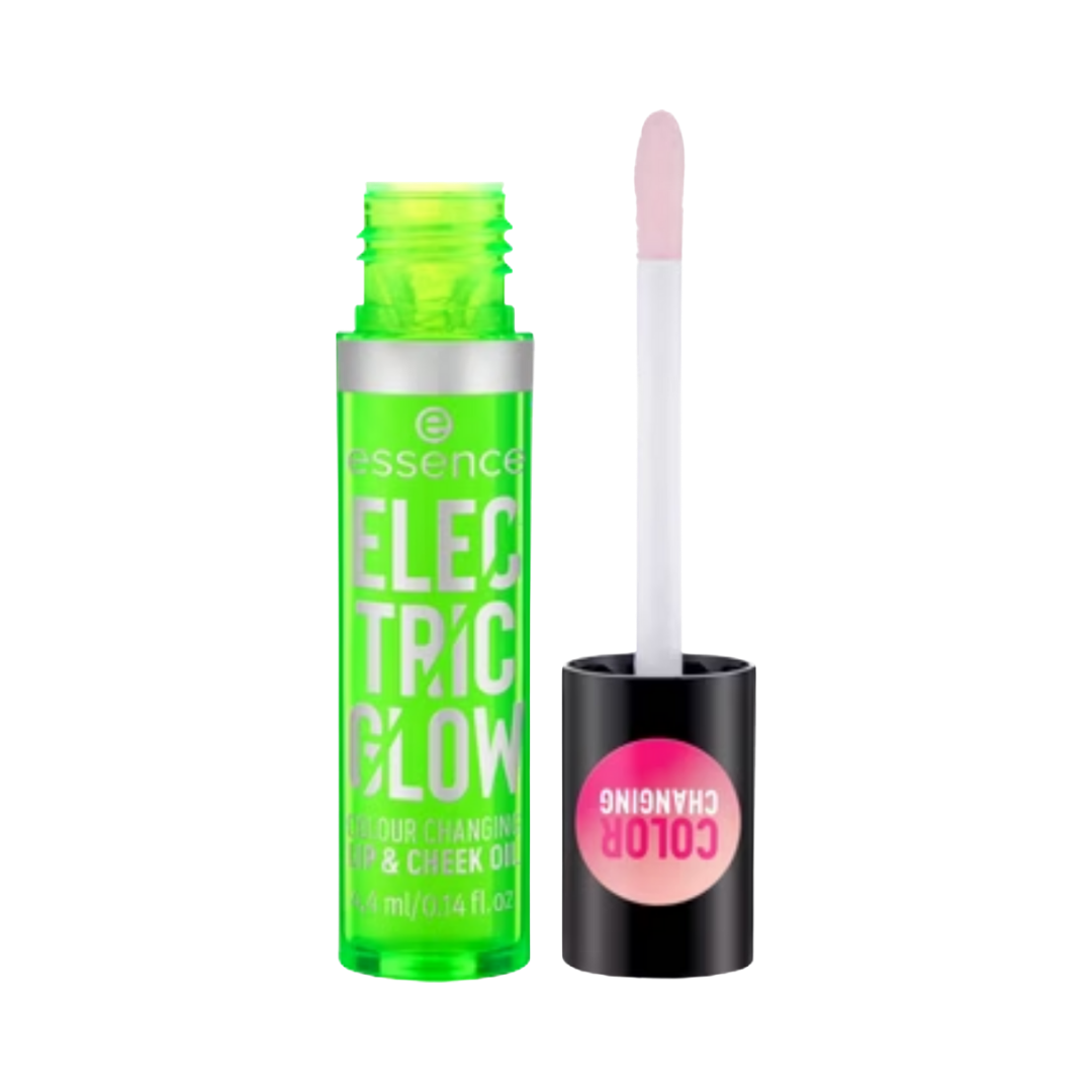 Essence Electric Glow Colour Changing Lip & Cheek Oil - 4.4ml | ايسنس زيت للشفاه و الخدود - 4.4 مل