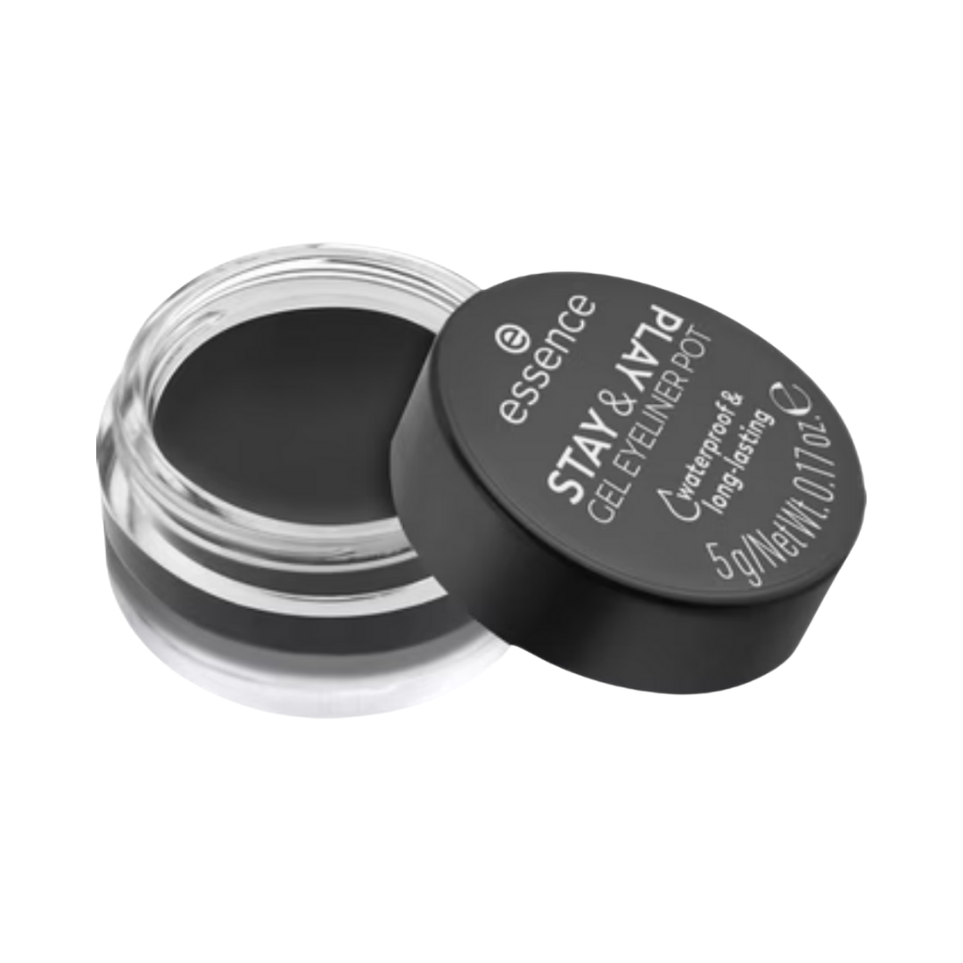 Essence Stay & Play Gel Eyeliner Pot - 5g | ايسنس ايلاينر جل - 5 غرام