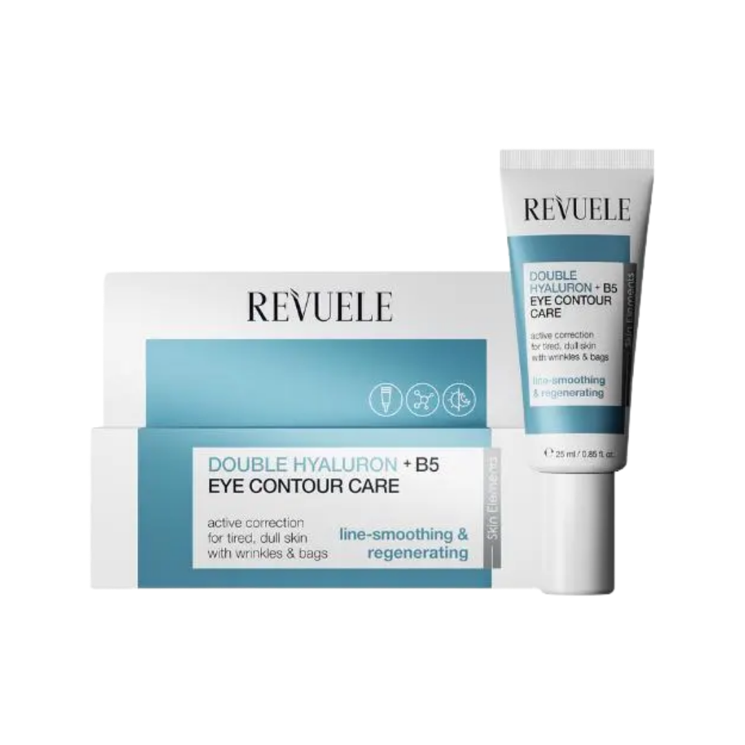 Revuele Double Hyaluron B5 Eye Contour Care - 25ml | ريفويل كريم حول العين بالهيالورونيك اسيد و البانتينول - 25 مل