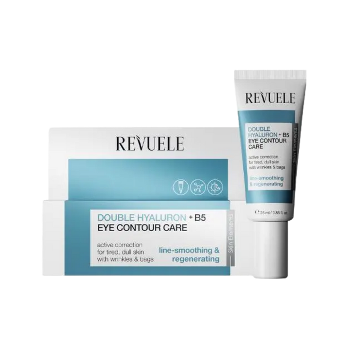 Revuele Double Hyaluron B5 Eye Contour Care - 25ml | ريفويل كريم حول العين بالهيالورونيك اسيد و البانتينول - 25 مل