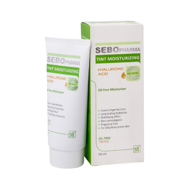 M .Y Sebo Oil Free Tint Moisturizer - 50ml | ام واي مرطب مع لون خالي من الزيوت - 50 مل