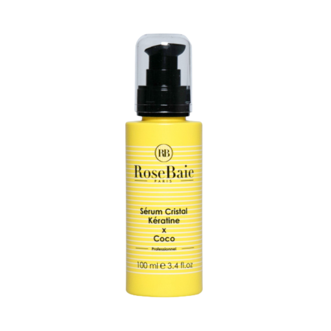 RoseBaie Serum Cristal Keratin x Coco - 100ml | روزباي سيروم كريستال بالكيراتين وجوز الهند – 100 مل