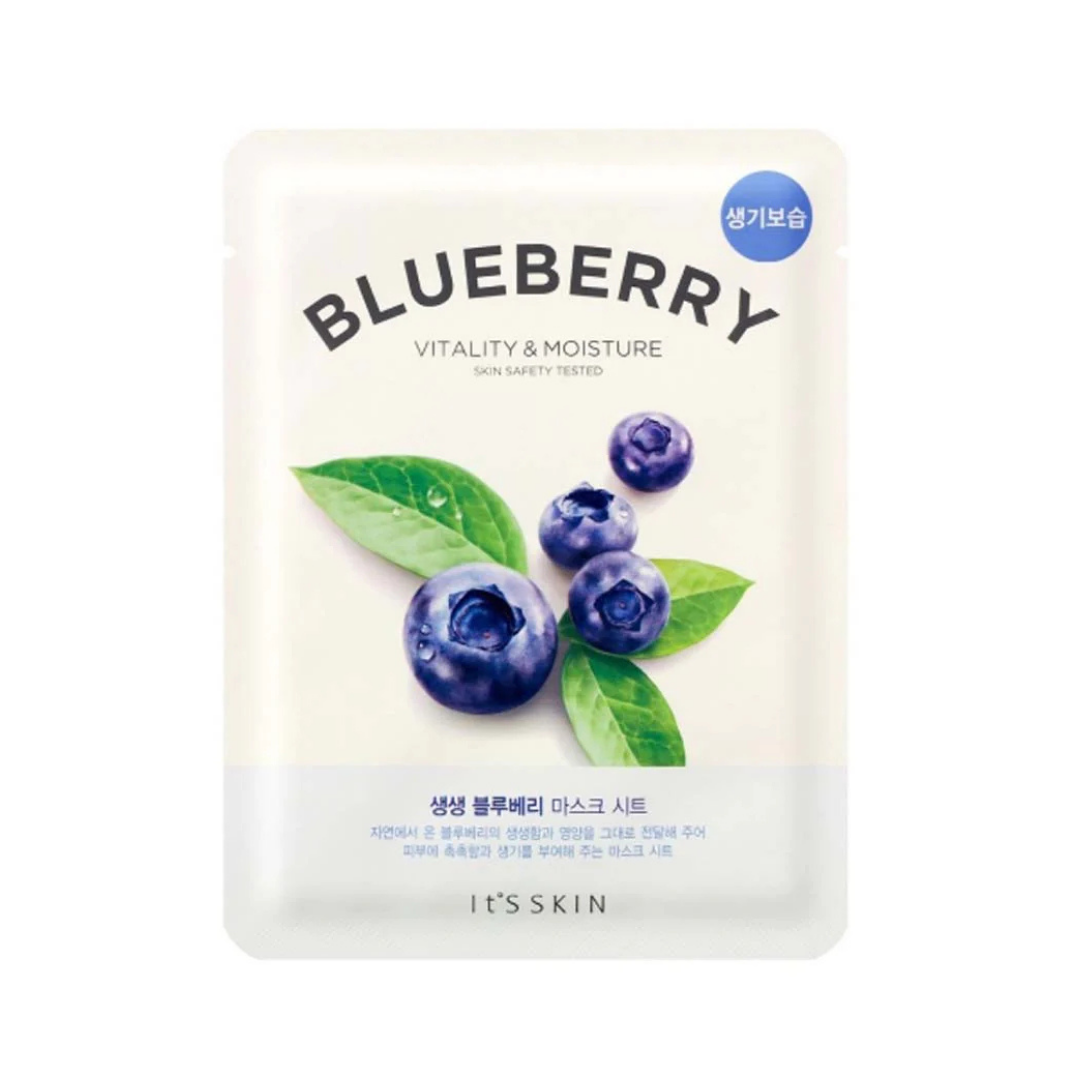 It's Skin The Fresh Blueberry - 18g| أتس سكن ماسك الوجه المرطب بخلاصة التوت الأزرق الطبيعي- 18غرام
