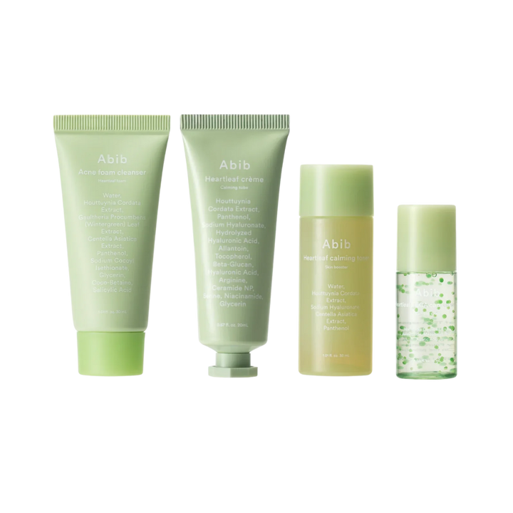Abib Heartleaf Calming Trial Kit |مجموعة أبيب هارتليف المهدّئة التجريبية