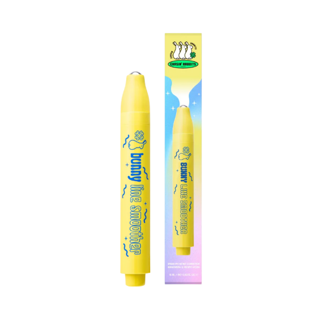 CHASIN' RABBITS Vegan roll-on eye stick Bunny Line Smoother - 15ml | شاسين رابيتس رول أون نباتي لمنطقة العين – باني لاين سوذر – 15 مل