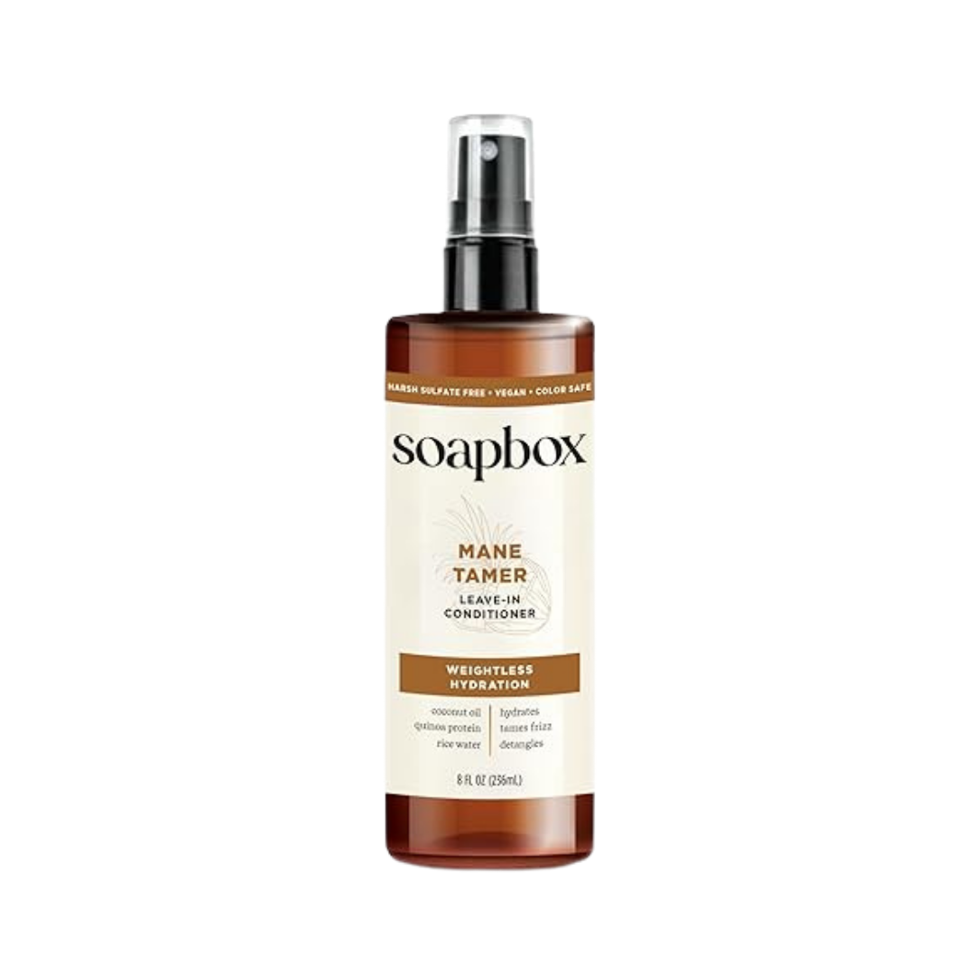 Soapbox Mane Tamer, Leave-In Conditioner Spray - 236ml| سوب بوكس بخاخ ليف إن خفيف -236مل