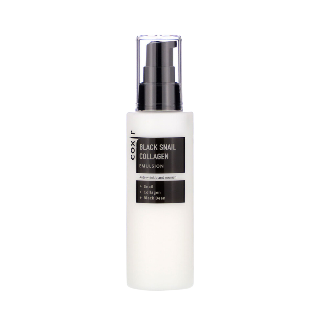 Coxir Black Snail Collagen emulsio - 100ml| كوكسر إيمولشن الحلزون الأسود بالكولاجين-100 مل