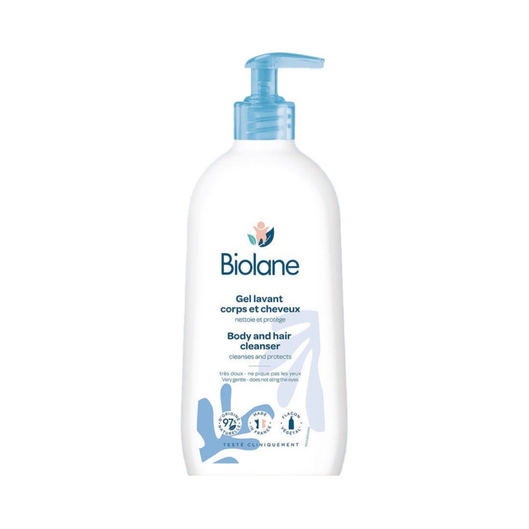 Biolane Body & Hair Washing Gel 2-1 - 350ml| بايولين جل استحمام للجسم والشعر -350 مل