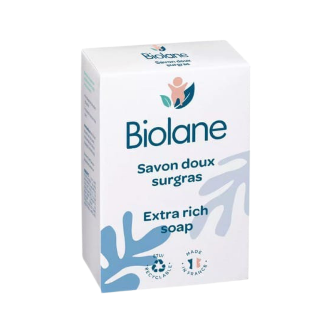 Biolane Extra Rich Soap Bio Savon Doux Surgras| بايولين صابون لتنظيف البشرة
