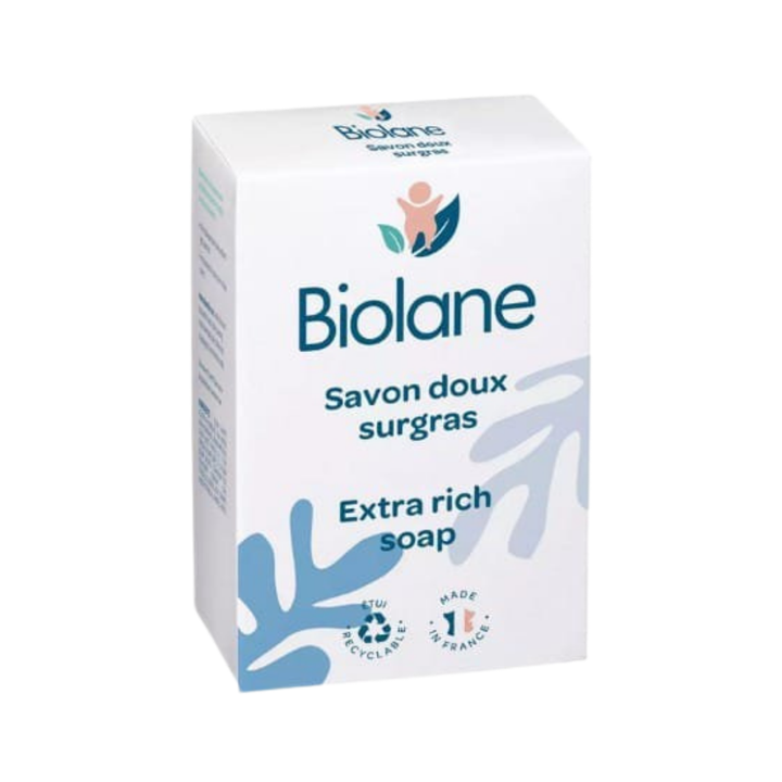 Biolane Extra Rich Soap Bio Savon Doux Surgras| بايولين صابون لتنظيف البشرة
