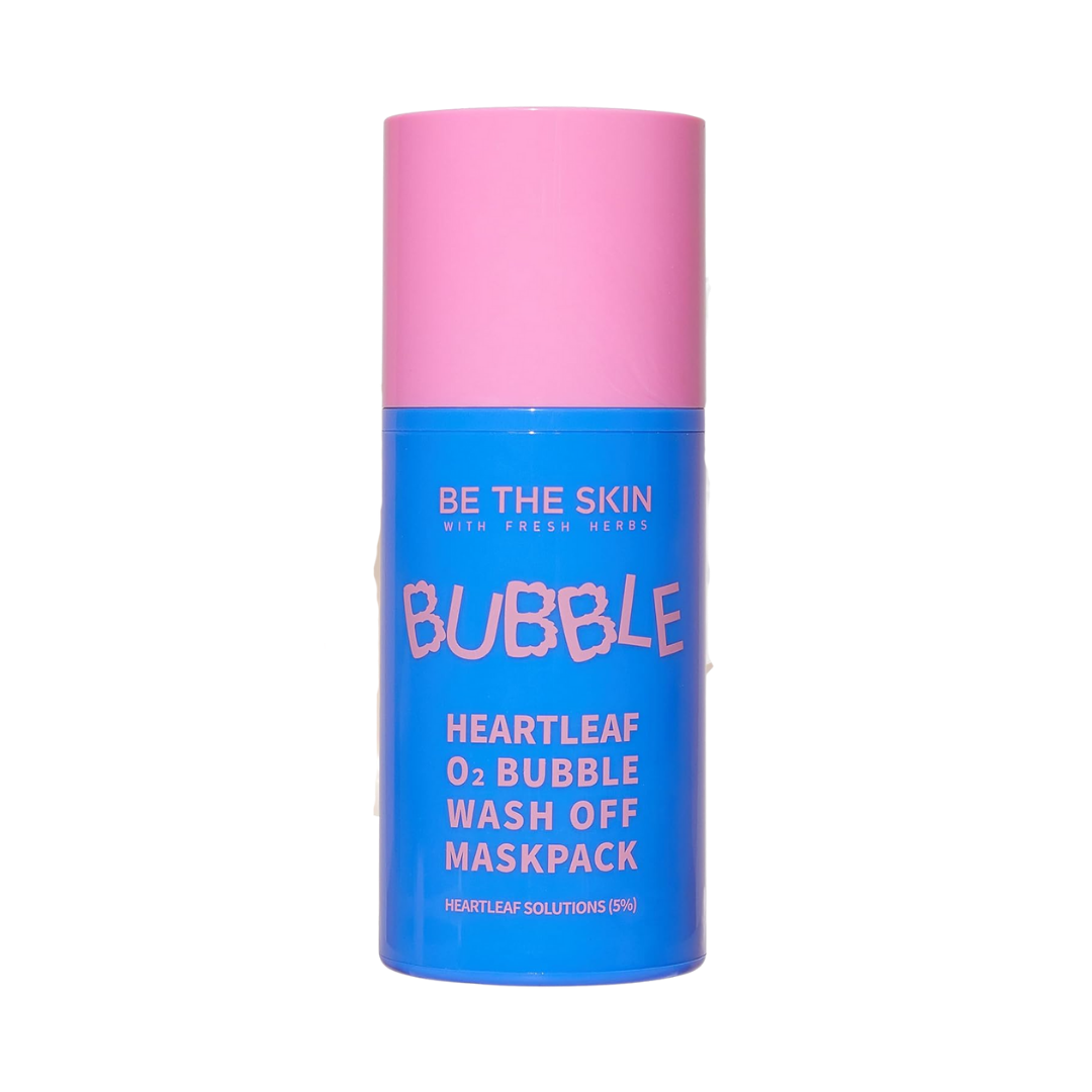 BE THE SKIN Heartleaf O2 Bubble Wash Off Mask Pack - 50g | ماسك الفقاعات بالأكسجين بخلاصة الهارتليف – 50 غرام