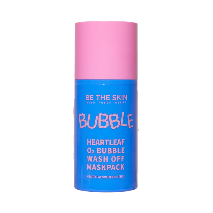 BE THE SKIN Heartleaf O2 Bubble Wash Off Mask Pack - 50g | ماسك الفقاعات بالأكسجين بخلاصة الهارتليف – 50 غرام