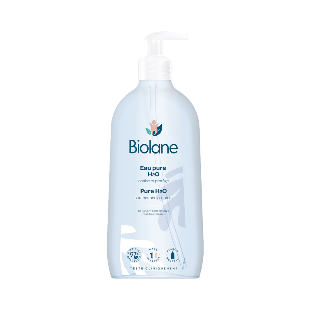Biolane Pure H2O Eau Pure - 350mL | بيولان بيور– ماء نقي لتنظيف البشرة – 350 مل