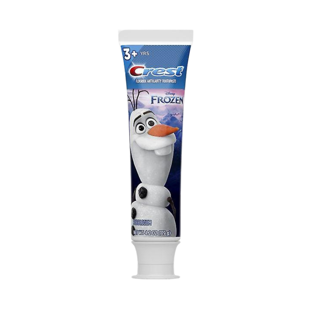 Crest Pasta de dientes Crest Kids con fluoruro, Disney's Frozen - 119g | معجون أسنان كريست للأطفال مع الفلورايد، ديزني فروزن - ١١٩ جم