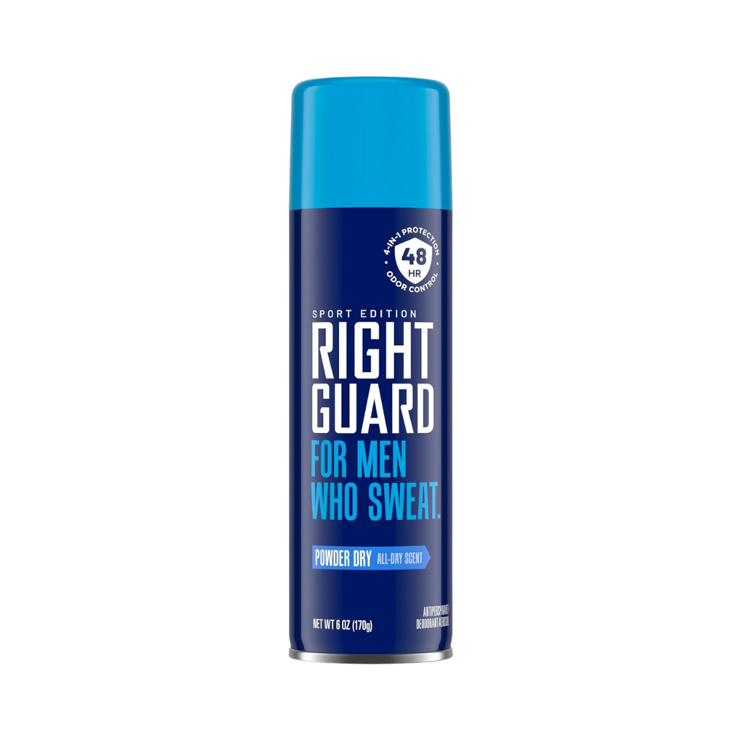 Right Guard Sport For Men Who Sweat Powder Day - 170g | رايت جارد سبورت للرجال الذين يتعرقون – بودرة داي – 170 جرام