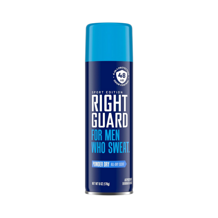 Right Guard Sport For Men Who Sweat Powder Day - 170g | رايت جارد سبورت للرجال الذين يتعرقون – بودرة داي – 170 جرام