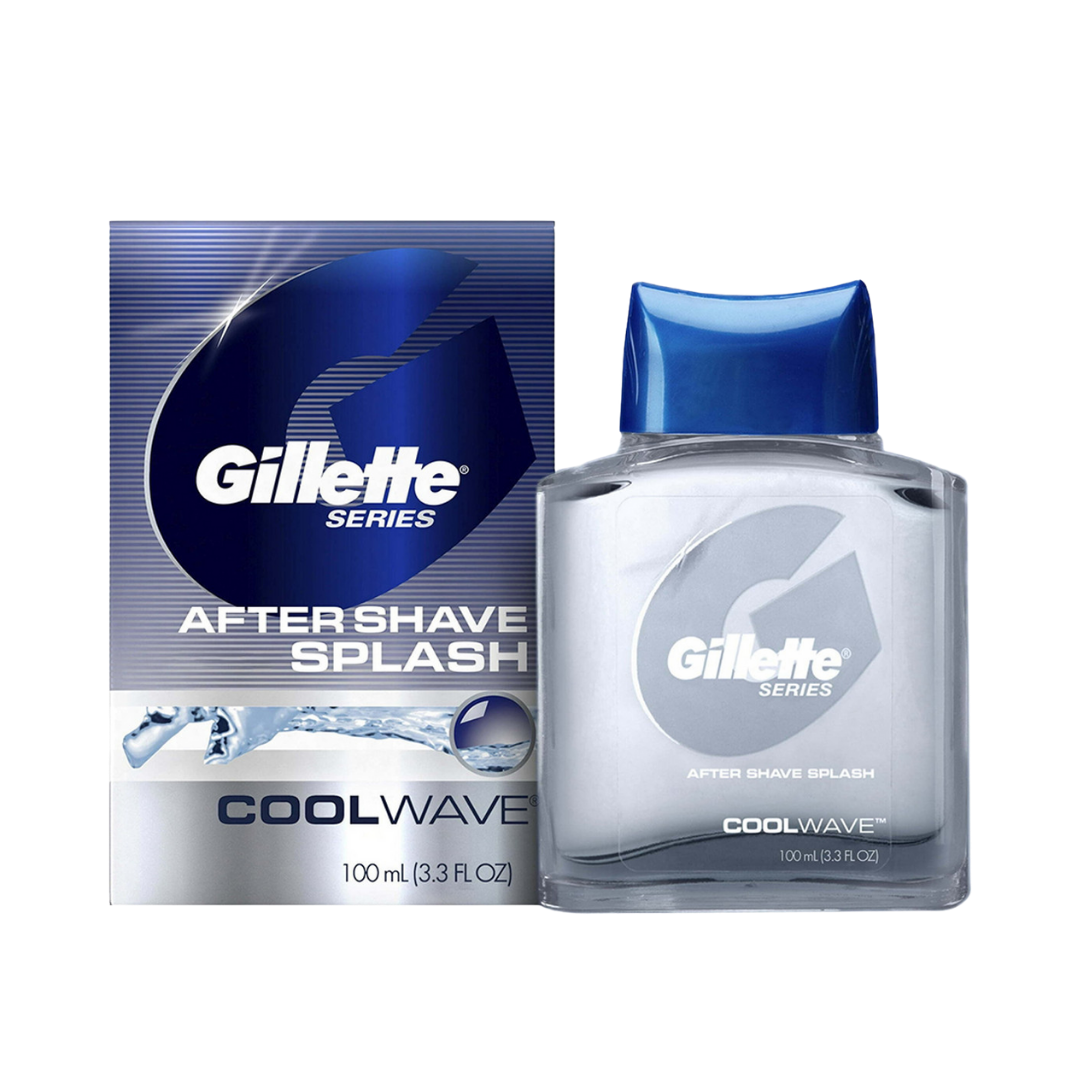 Gillette Series Cool Wave After Shave Splash Fresh - 100ml | جيليت سيريز كول ويف سبراي ما بعد الحلاقة – انتعاش فريش – 100 مل